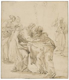 Giovanni Antonio Pellegrini - The Visitation
