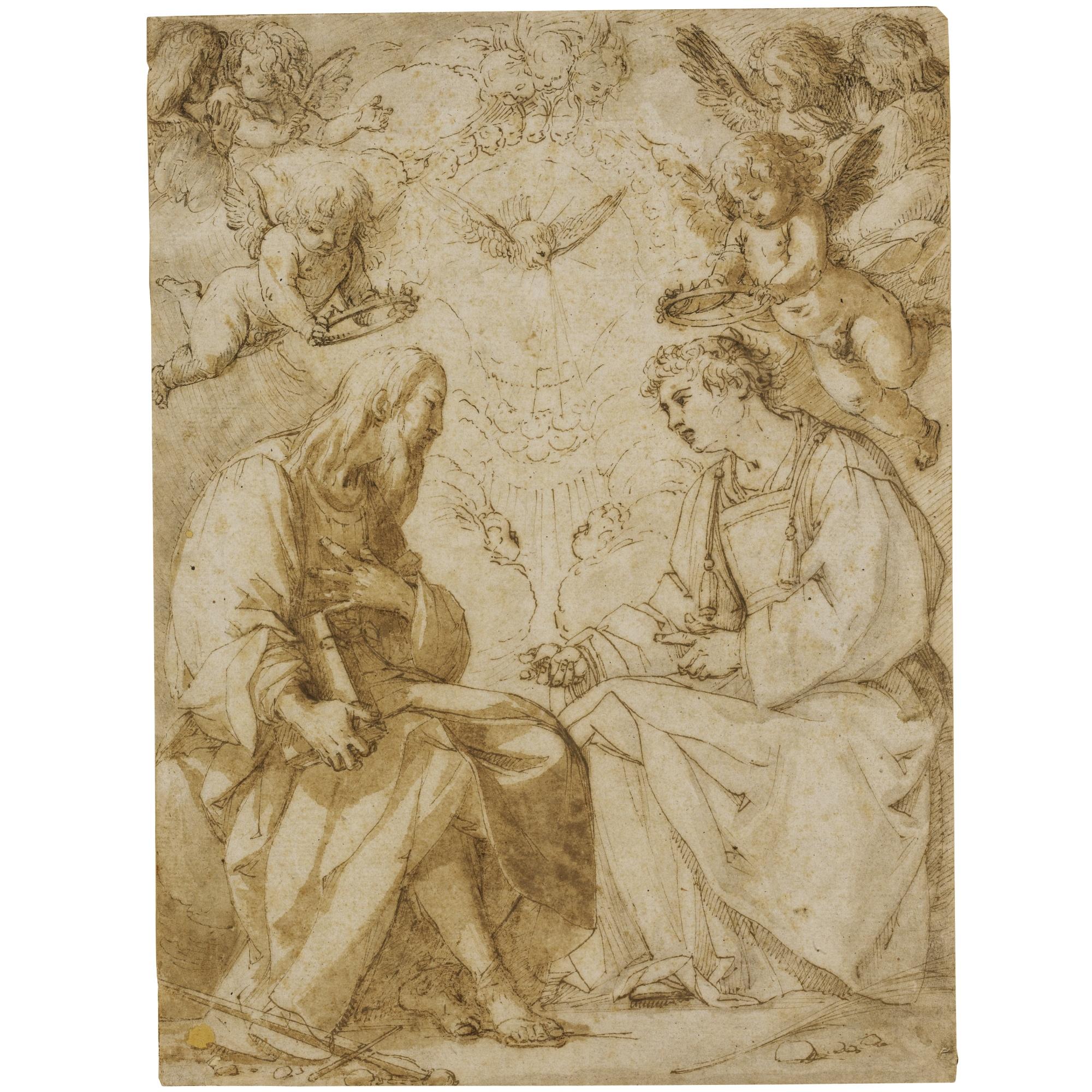 Giovanni Baglione - Saint Paul And Saint Stephen Crowned By Angels