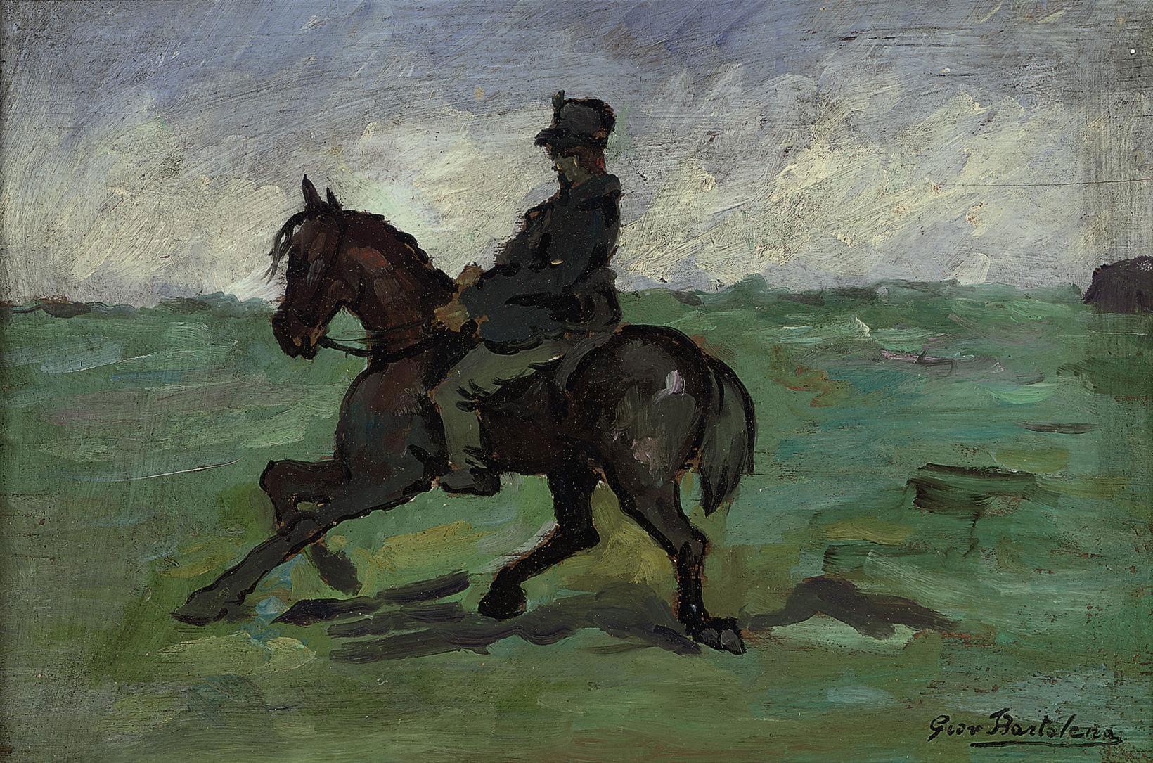 Giovanni Bartolena - A Cavalry Officer