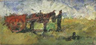 Giovanni Bartolena - Al lavoro nei campi