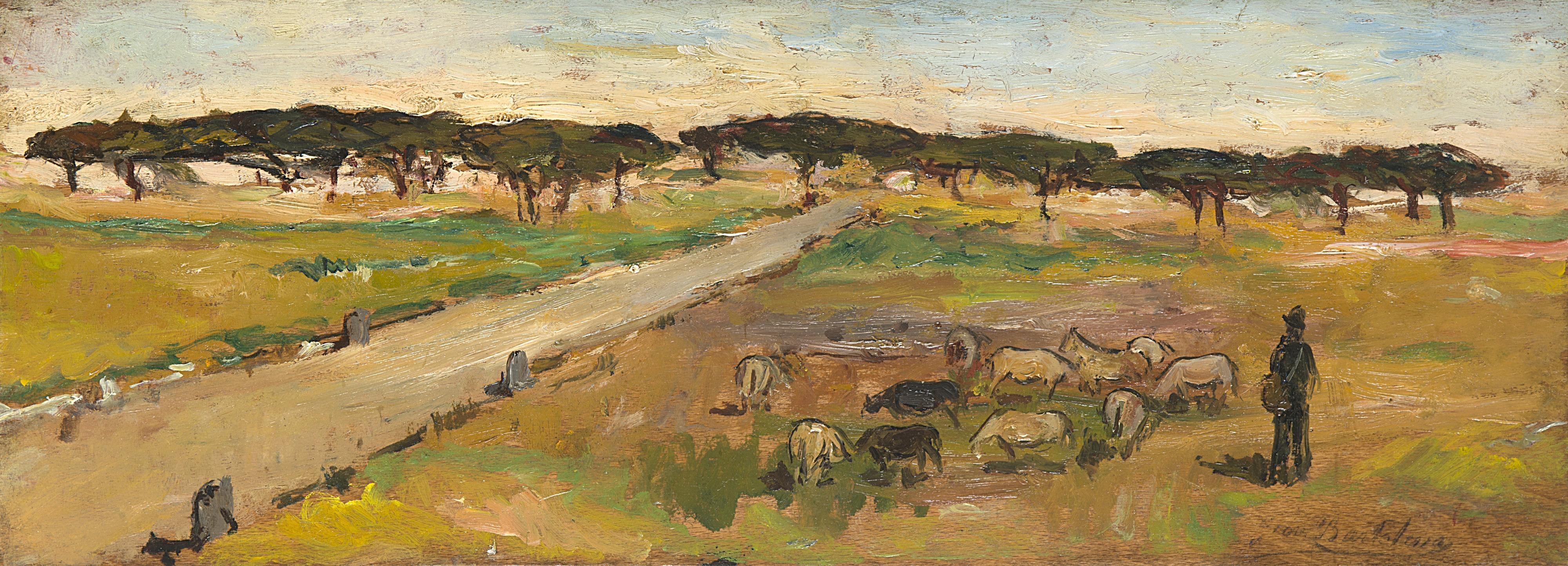 Giovanni Bartolena - Al pascolo