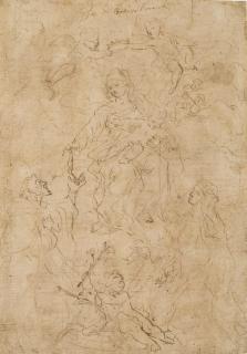 Giovanni Battista Beinaschi - La Vierge du rosaire