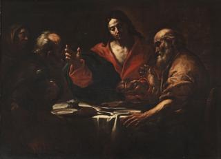Giovanni-Battista Beinaschi - The Supper at Emmaus