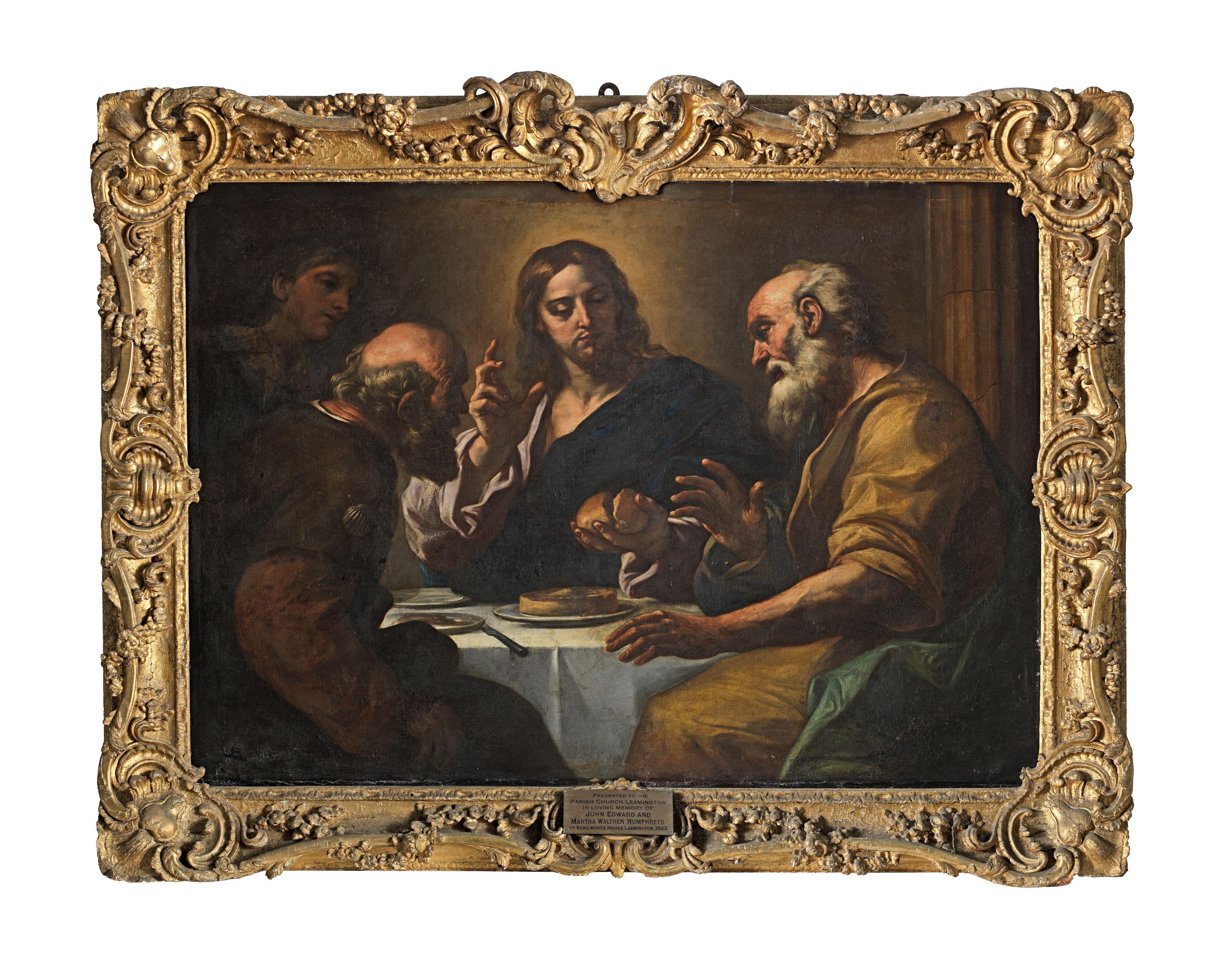 Giovanni-Battista Beinaschi - The Supper at Emmaus
