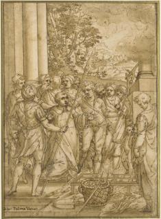 Giovanni Battista Castello - Le martyre de saint Laurent