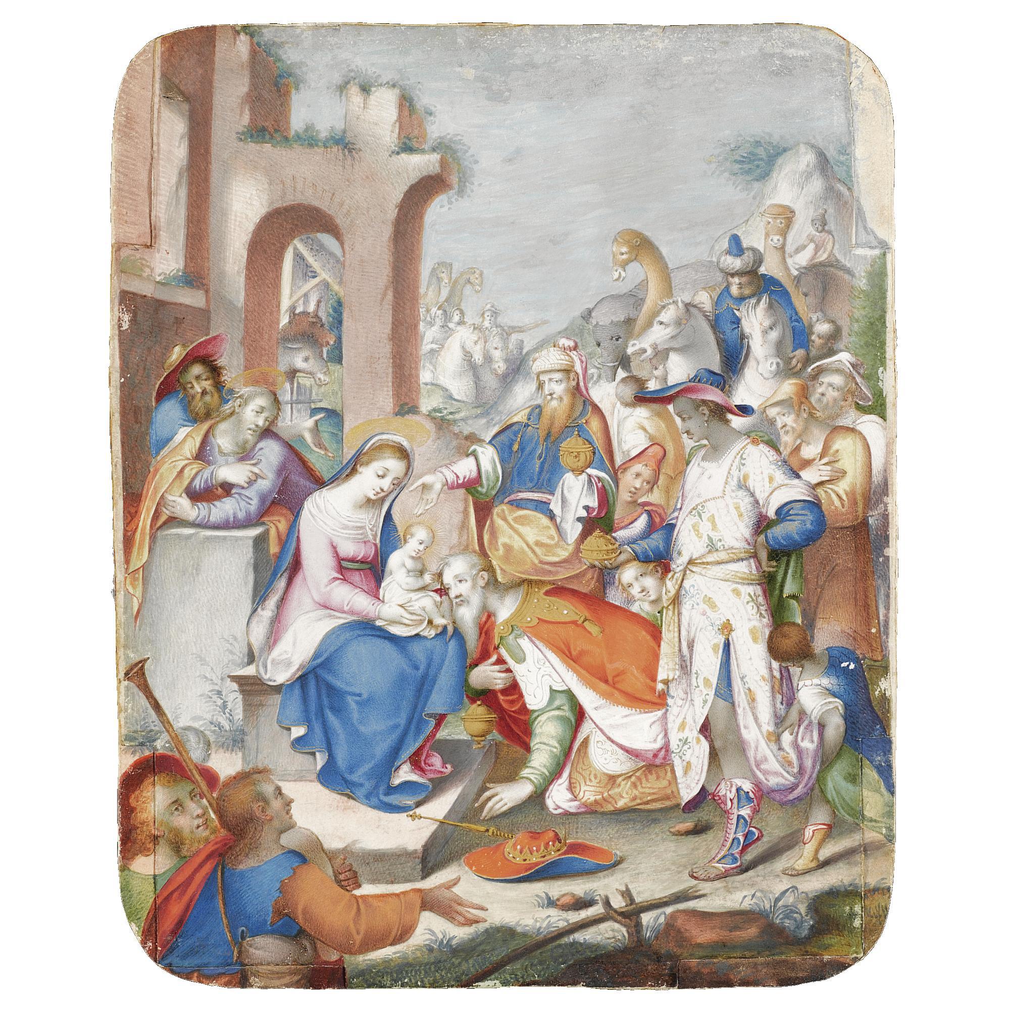 Giovanni Battista Castello - The Adoration Of The Magi