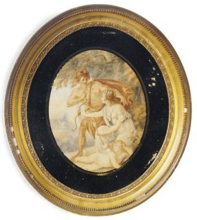 Giovanni Battista Cipriani - Venus and Adonis with Cupid