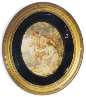 Giovanni Battista Cipriani - Venus And Adonis With Cupid