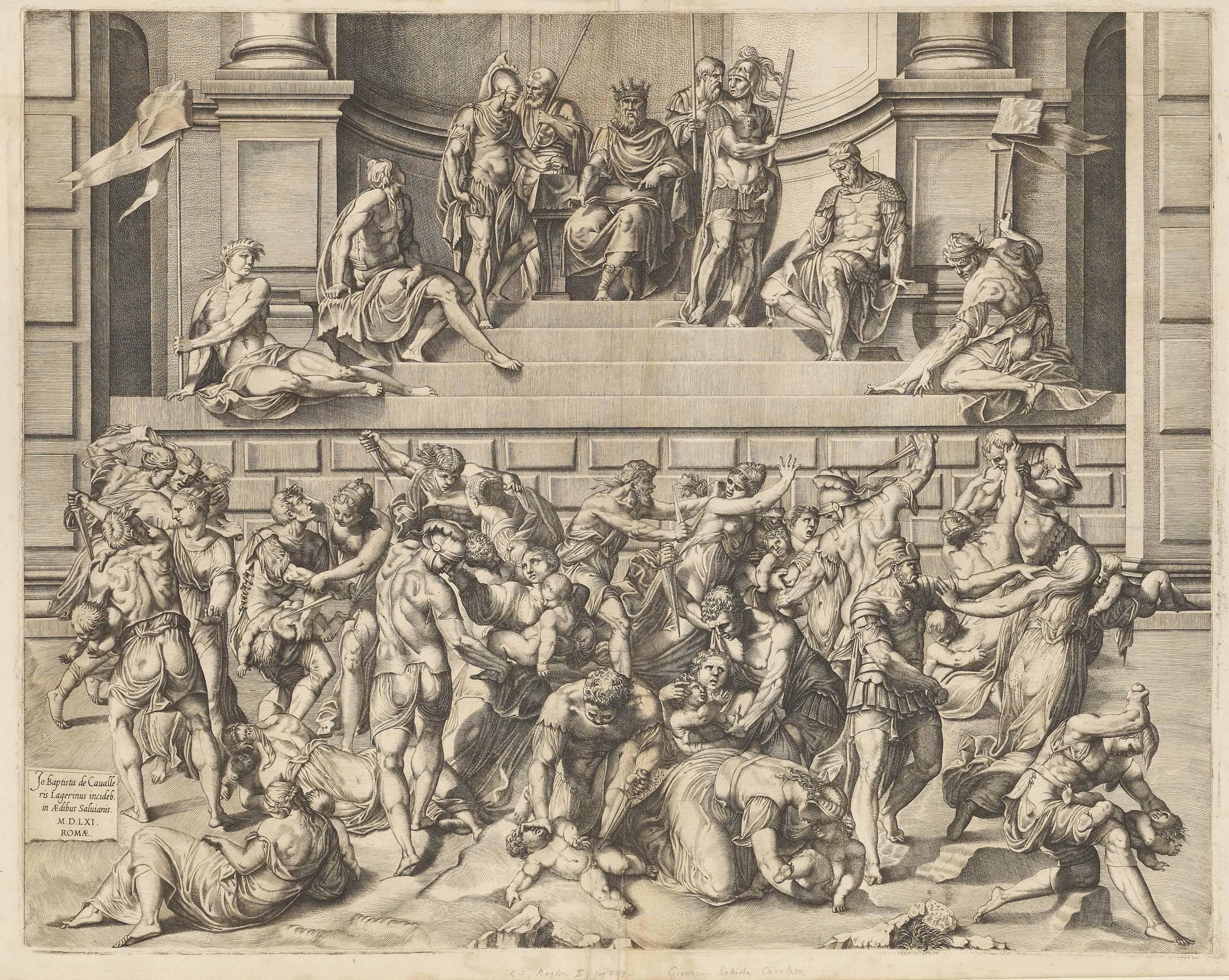 Giovanni Battista De Cavalieri - The Massacre Of The Innocents (Le Blanc 7)