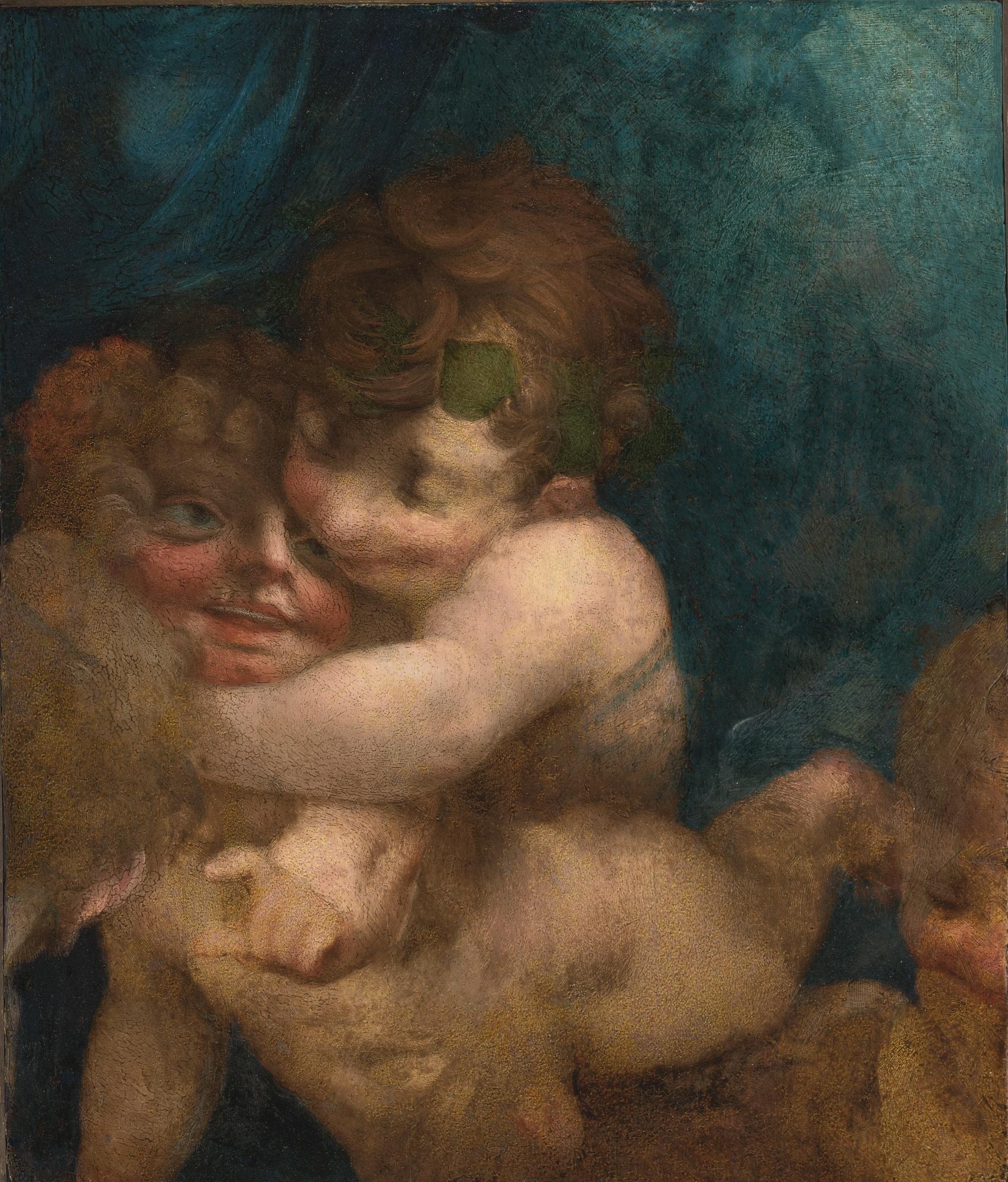Giovanni Battista Di Jacopo Rosso - Putti Embracing