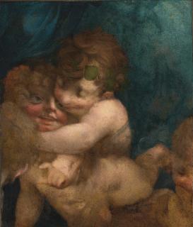 Giovanni Battista Di Jacopo Rosso - Putti Embracing