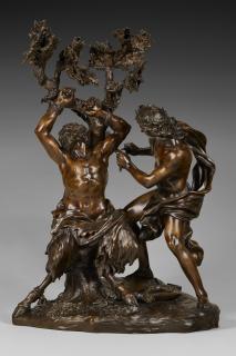 Giovanni Battista Foggini - A Bronze Group Of Apollo Flaying Marsyas