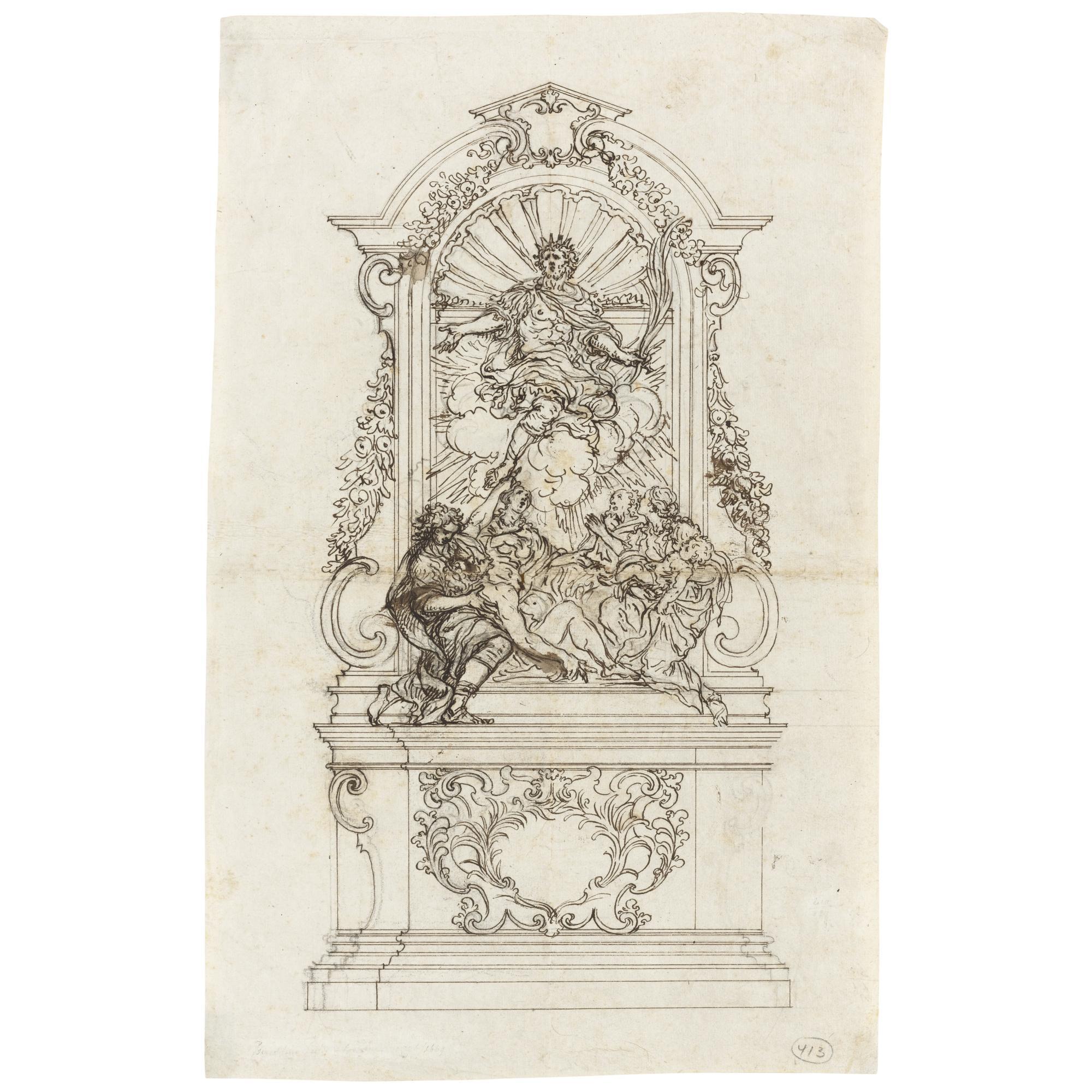 Giovanni Battista Foggini - Design For The Reliquary Of S. Sigismondo