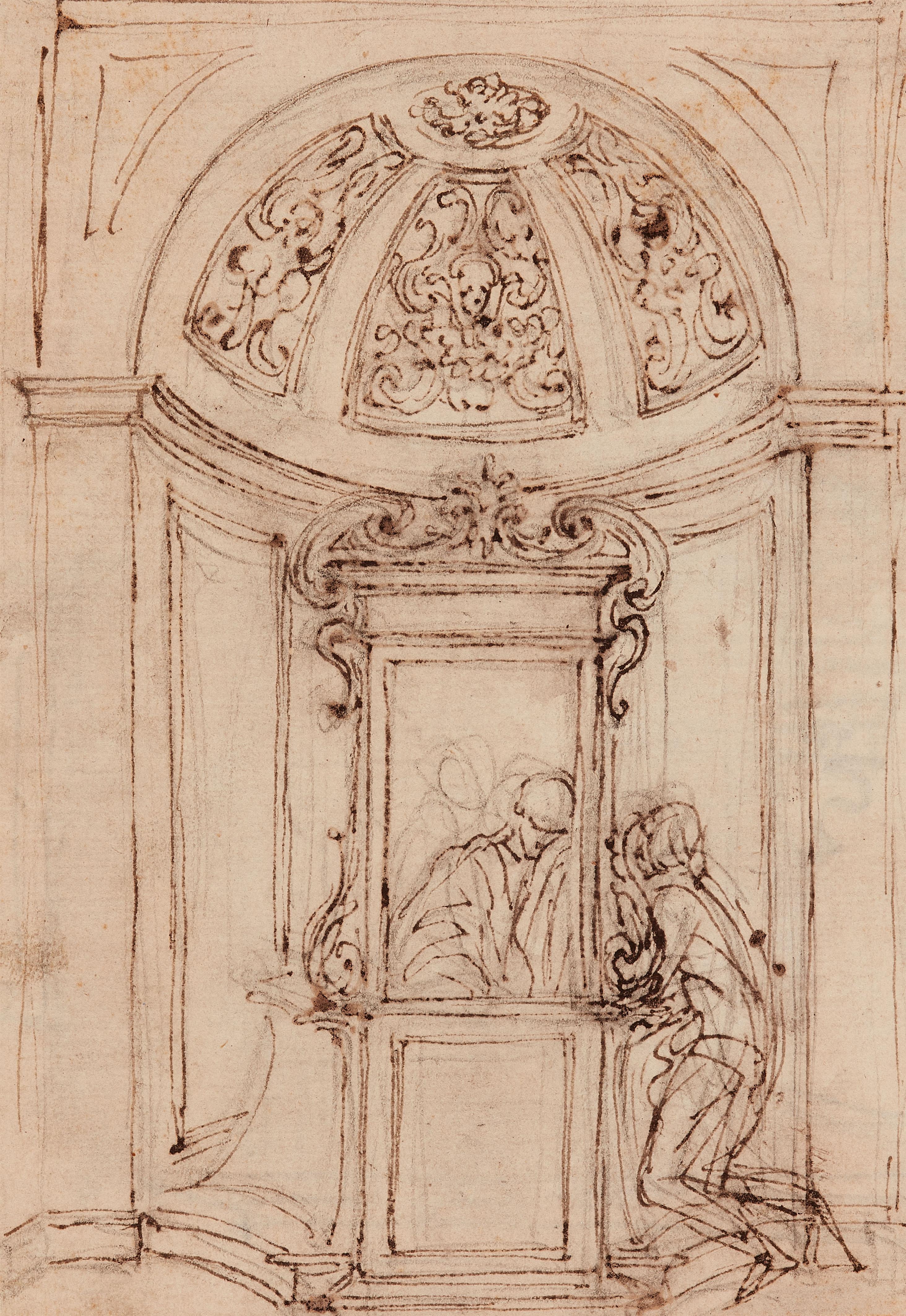 Giovanni Battista Foggini - Studie für eine Apsis