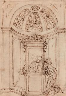 Giovanni Battista Foggini - Studie für eine Apsis