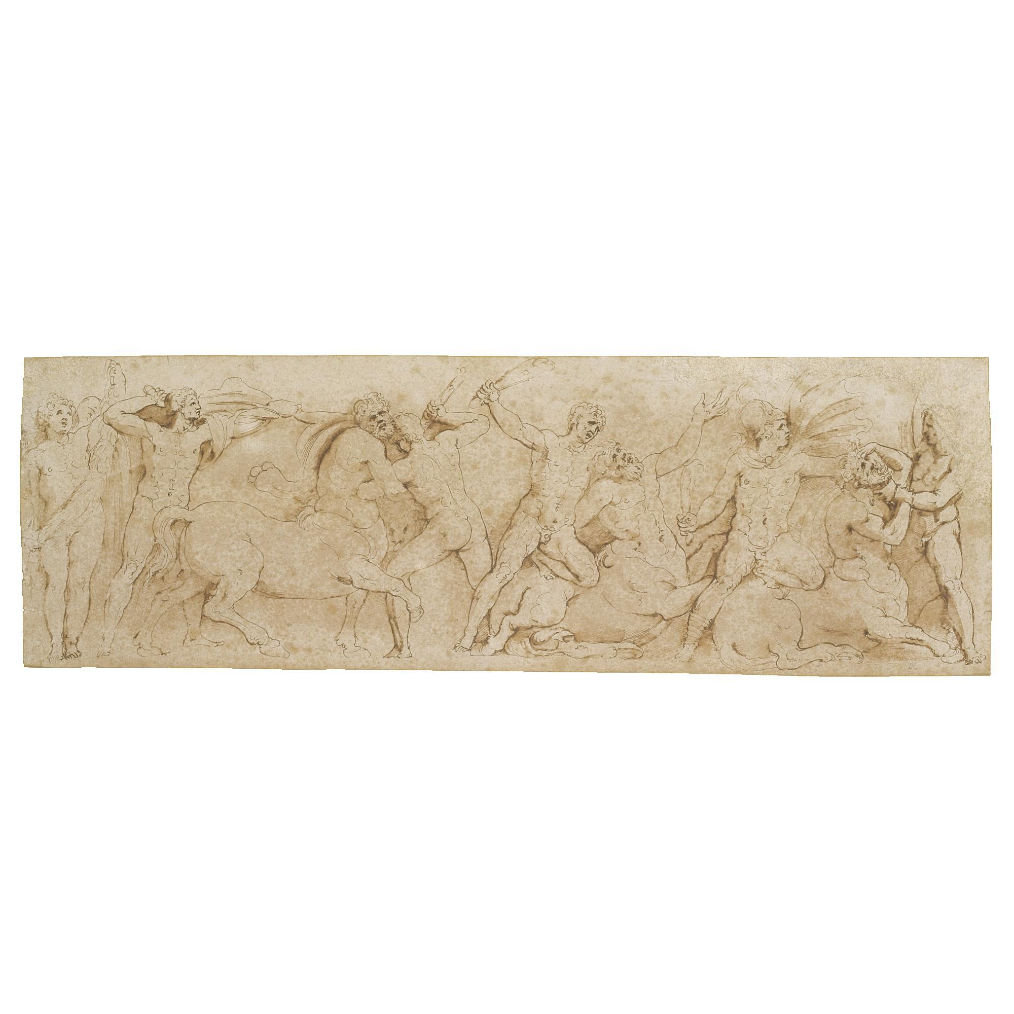 Giovanni Battista Franco -  The Battle Of The Centaurs And The Lapiths