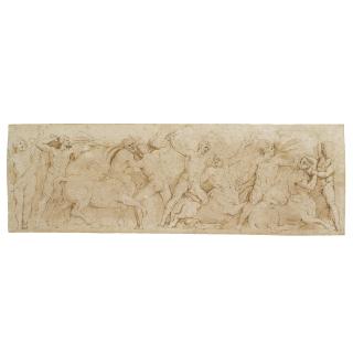 Giovanni Battista Franco -  The Battle Of The Centaurs And The Lapiths