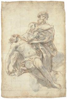 Giovanni Battista Gaulli, Called Il Baciccio - God the Father and the dead Christ