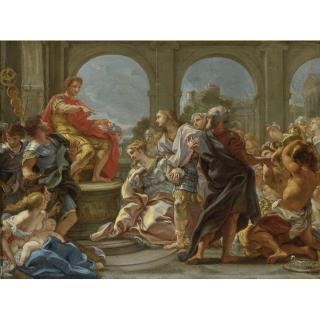 Giovanni Battista Gaulli - The Continence Of Scipio
