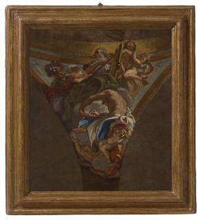 Giovanni Battista Gaulli - The Lawgivers and Leaders of Israel, a bozzetto