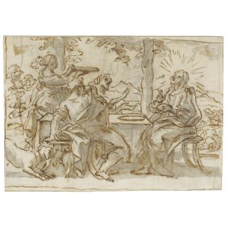 Giovanni Battista Gaulli - The Supper At Emmaus