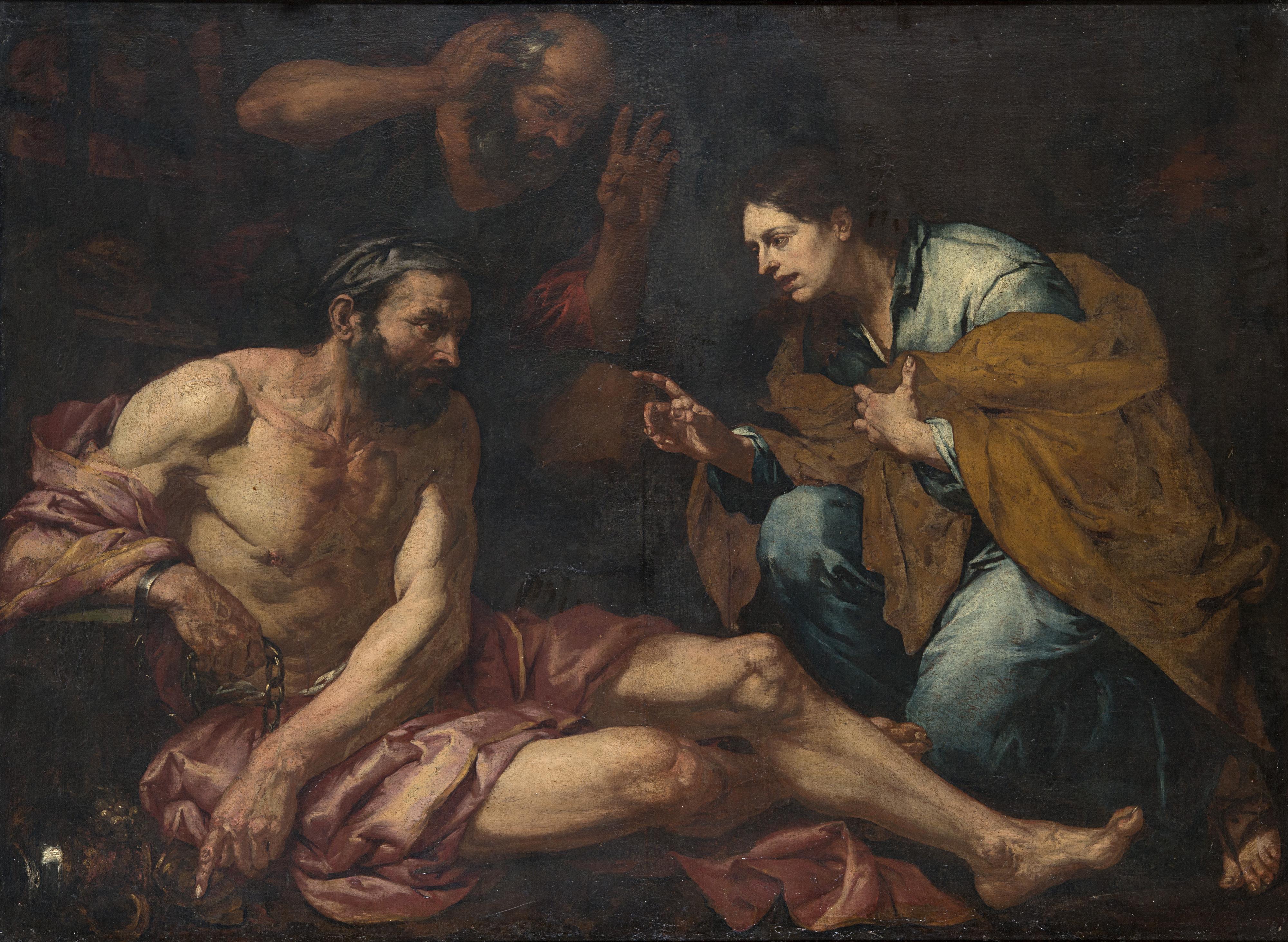 Giovanni Battista Langetti - Giuseppe interpreta i sogni