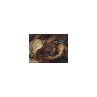 Giovanni Battista Langetti - Mercury Presenting Thunderbolts To Jupiter