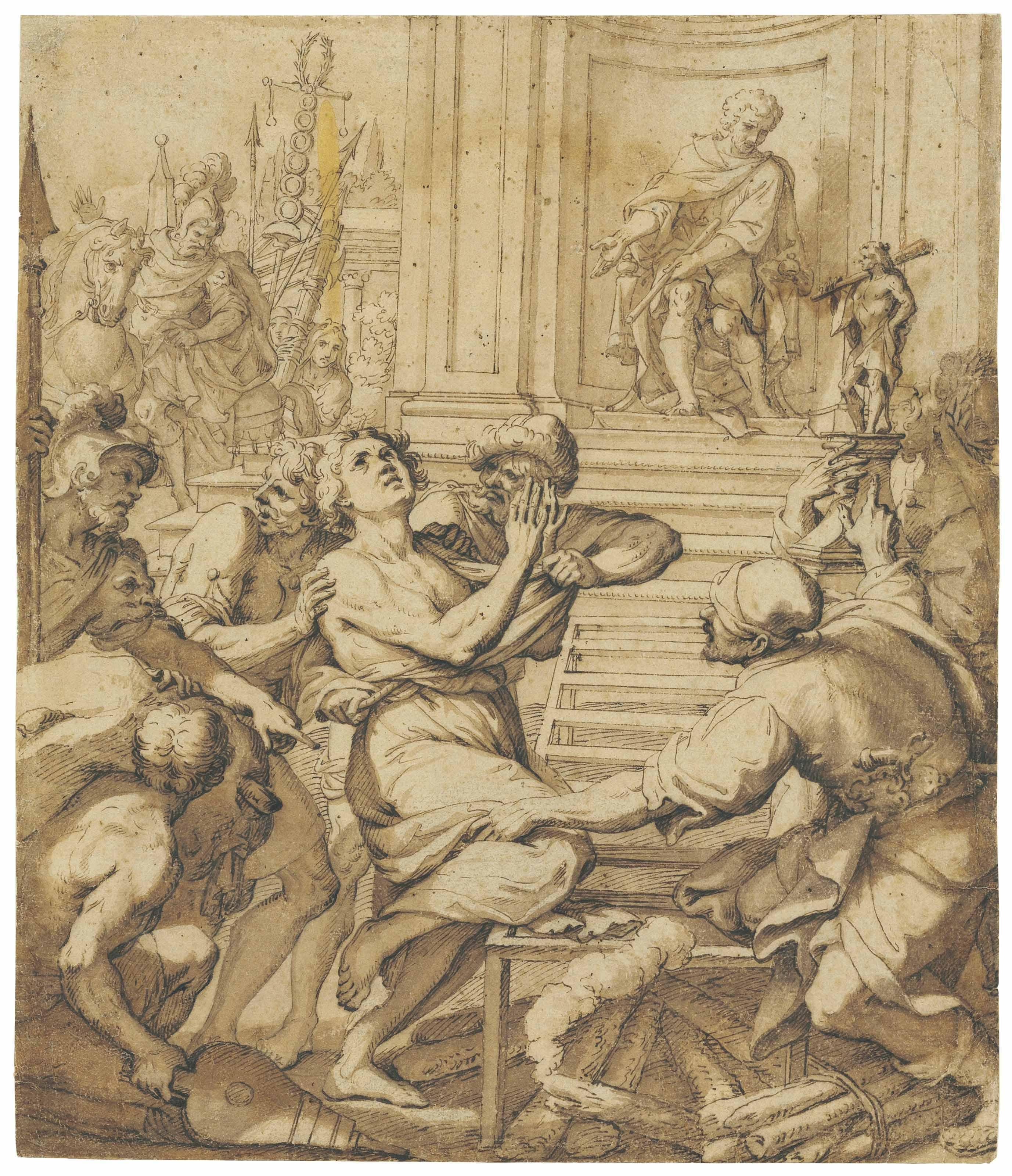 Giovanni Battista Lenardi - The Martyrdom of Saint Lawrence