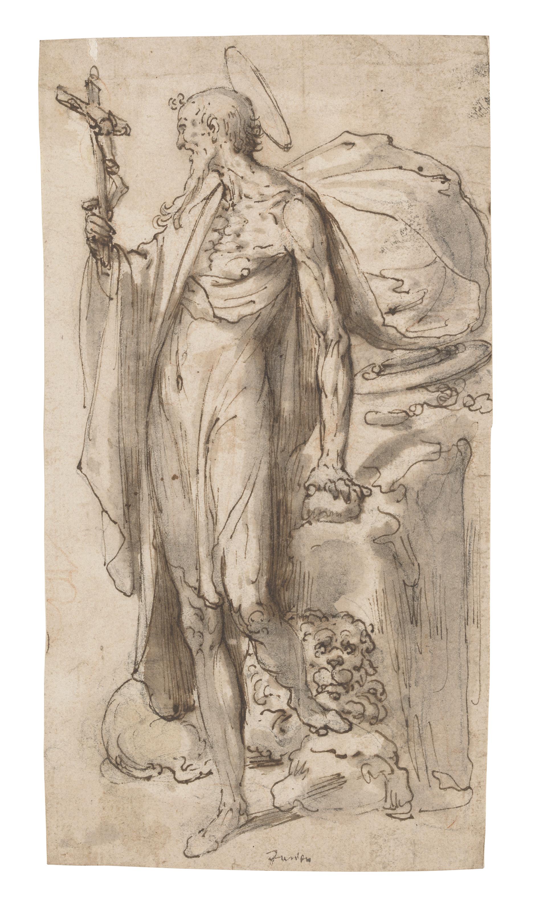 Giovanni Battista Lombardelli, Called Della Marca - Saint Jerome