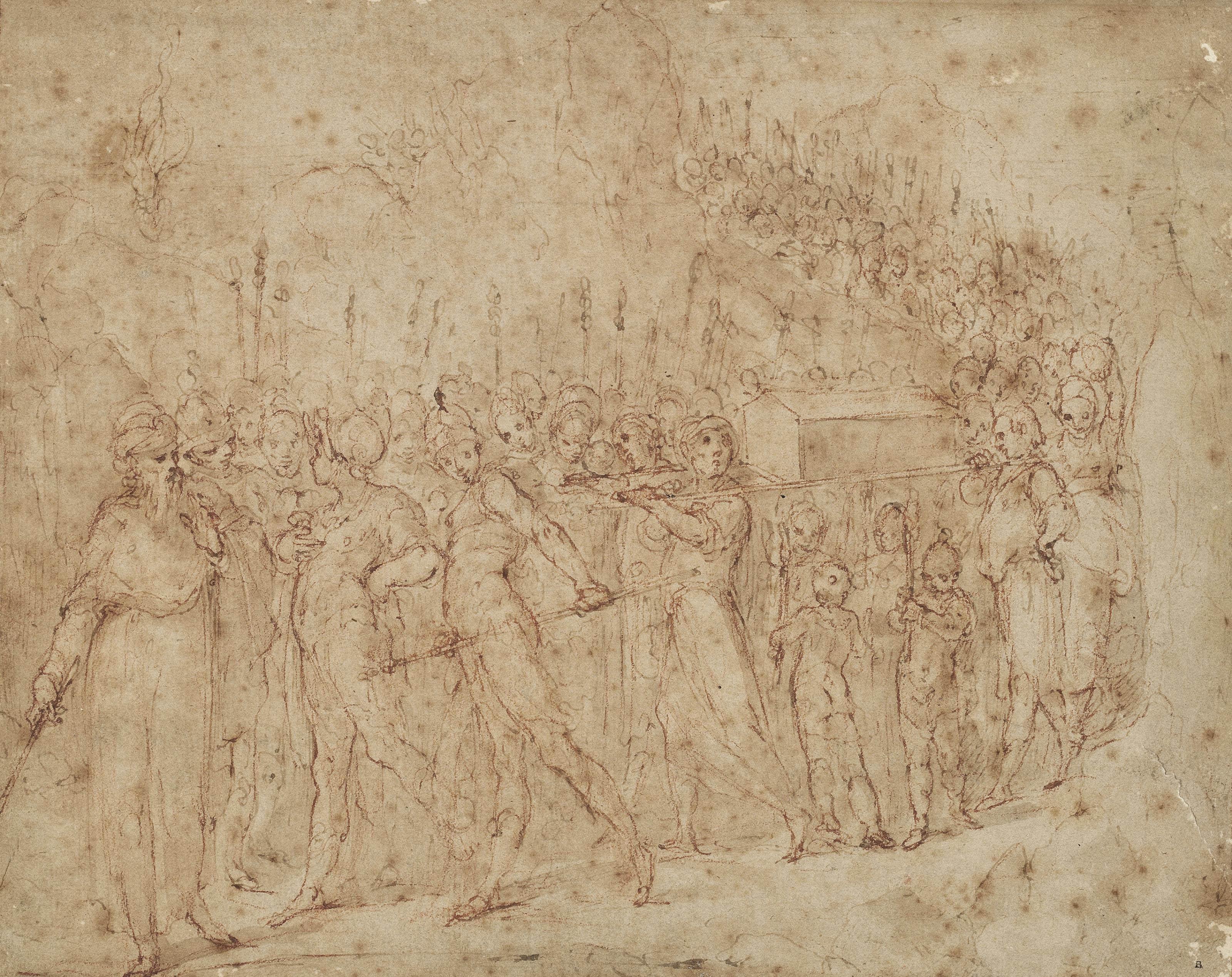 Giovanni Battista Lombardelli - The Israelites carrying the Ark of the Covenant