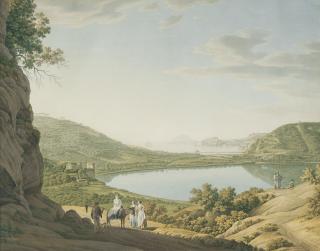 Giovanni Battista Lusieri - Lake Averno