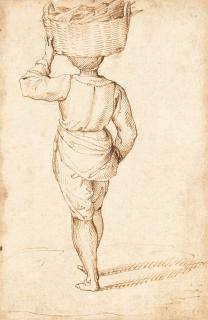 Giovanni Battista Paggi - Knabe, einen Korb tragend