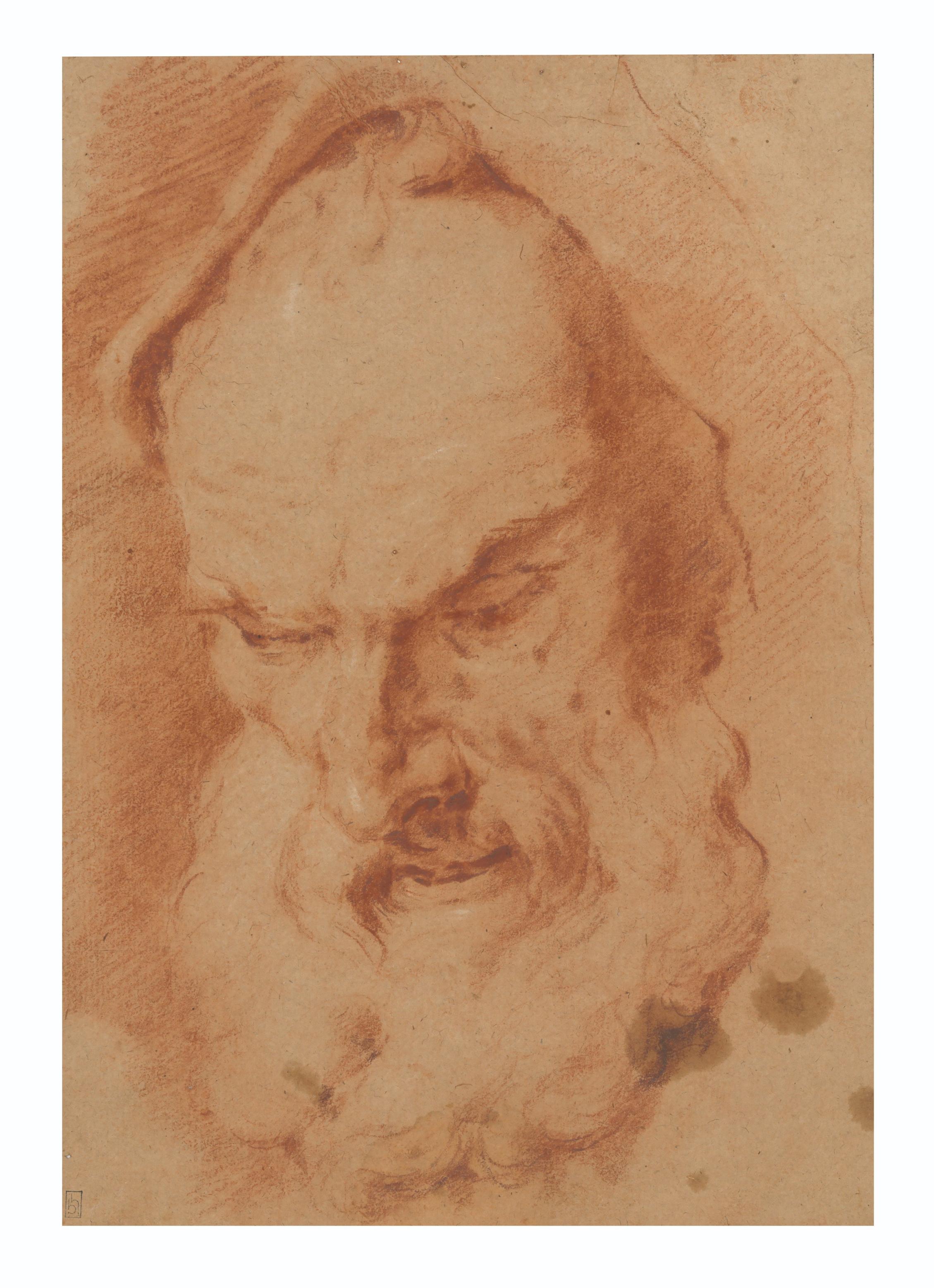 Giovanni Battista Piazzetta - Head of a bearded man