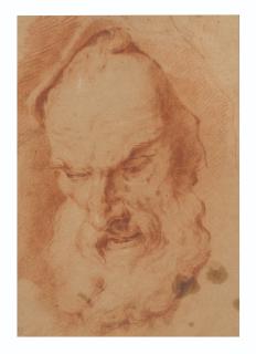Giovanni Battista Piazzetta - Head of a bearded man