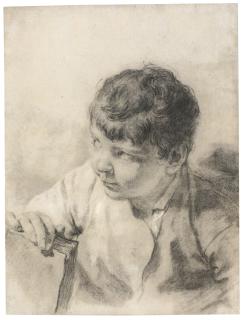 Giovanni Battista Piazzetta - The Artist\'S Son Giacomo Holding A Book
