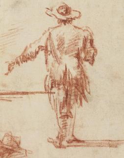 Giovanni Battista Piranesi - A Standing Man Wearing A Hat, Seen From Behind