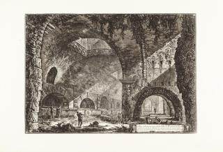 Giovanni Battista Piranesi - Altra veduta interna della Villa di Mecenate in Tivoli