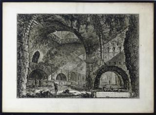 Giovanni Battista Piranesi - Altra veduta interna della Villa di Mecenate in Tivoli