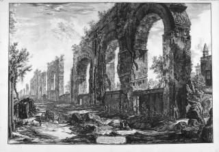 Giovanni Battista Piranesi - Avanzi degl’Aquedotti Neroniani.