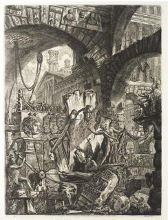 Giovanni Battista Piranesi - Carceri d\'Invenzione (F. 24-39; H. 1-16; R. 29-44; W.-E. 26-41)