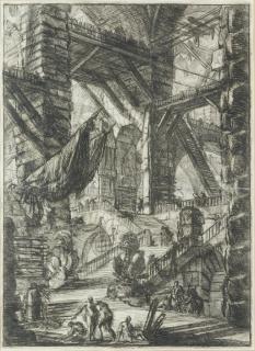 Giovanni Battista Piranesi - Carceri D\'Invenzione (Focillon 24-27, 29, 31-2; Hind 1-4, 6, 8-9; Robison 29-32, 34-5, 43; Wilton- Ely 26-29, 31, 33-4)