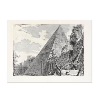 Giovanni Battista Piranesi - Piramide di Cestio, 1756