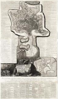 Giovanni Battista Piranesi - Plan of Rome And The Campus Martius (Wilton-Ely 1008)