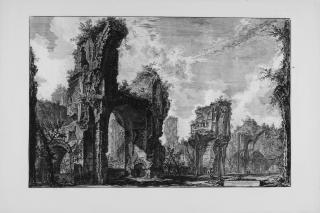 Giovanni Battista Piranesi - „Rovine del Sisto, o sia della gran sala delle terme Antoniniane“