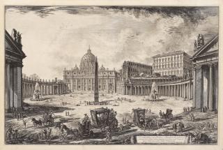 Giovanni Battista Piranesi - Six plates from Vedute di Roma 6