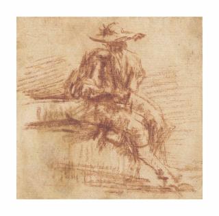 Giovanni Battista Piranesi - Study of a seated man