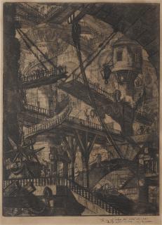 Giovanni Battista Piranesi - The Drawbridge, From Carceri D\'Invenzione