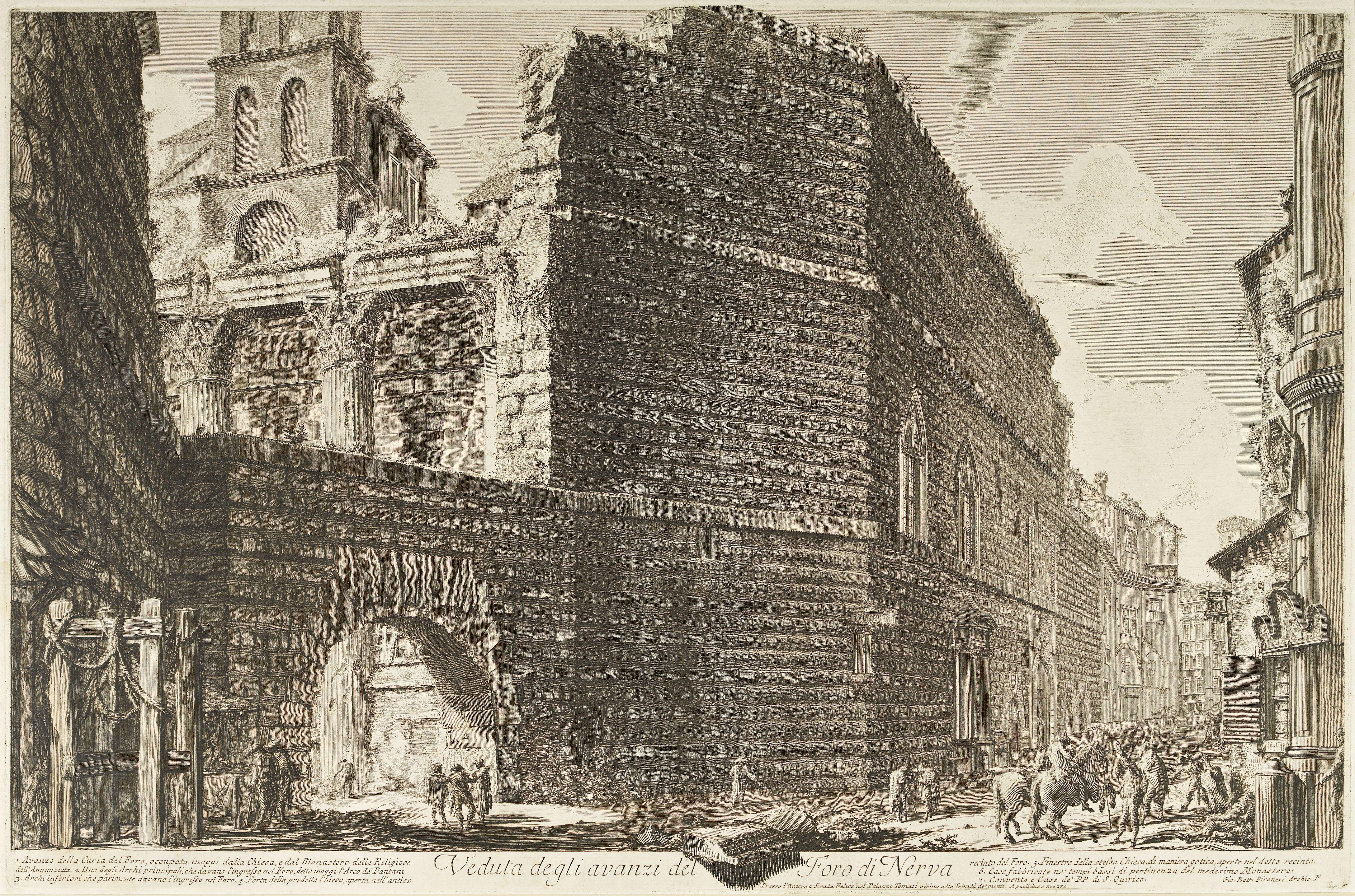 Giovanni Battista Piranesi - The Forum of Augustus