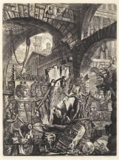 Giovanni Battista Piranesi - The Man on the Rack, from \'Carceri d\'Invenzione\'