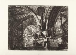 Giovanni Battista Piranesi - The Pier with a Lamp (Der Pfeiler mit der Lampe)